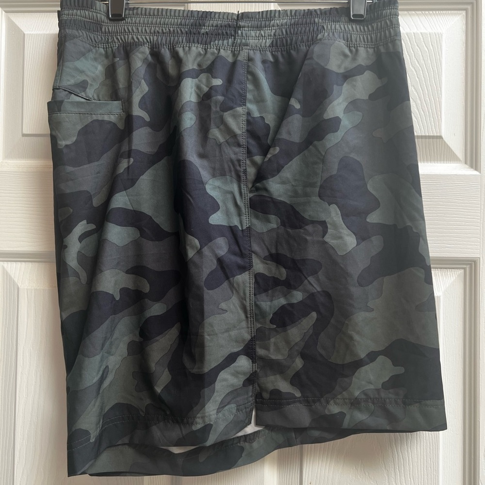 Mens Army Print Shorts